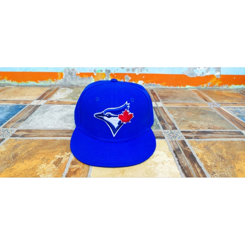 Topi new era 9fifty snapback blue jayz size 7 1/8