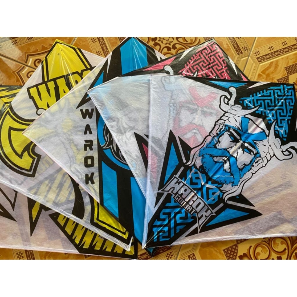 Layangan Superan Warok Combat isi 10 Pcs