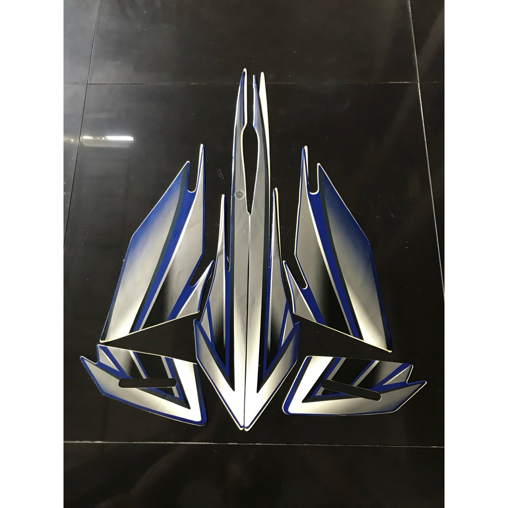 STRIPING STIKER TIGER LAMA 2004 BIRU