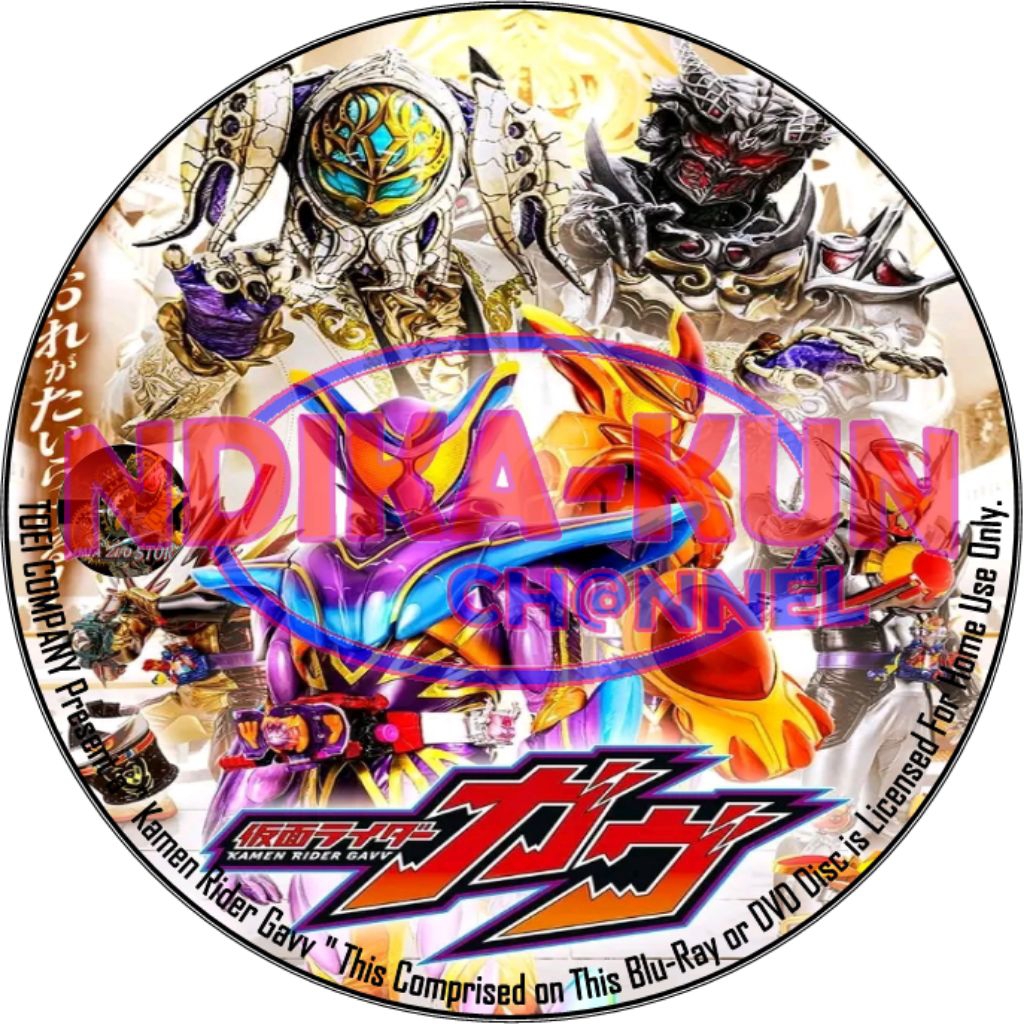 Kaset DVD Kamen Rider Gavv Subtitle Indonesia Full Episode