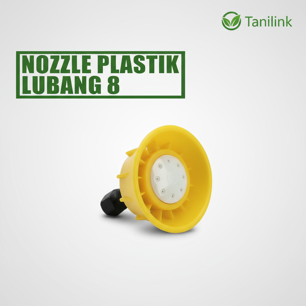 NOZZLE PLASTIK LUBANG 8/ NOZZLE SPUYER SPRAYER LUBANG 8 SUPER KABUT PLASTIK/ NOSEL LUBANG 8 KABUT
