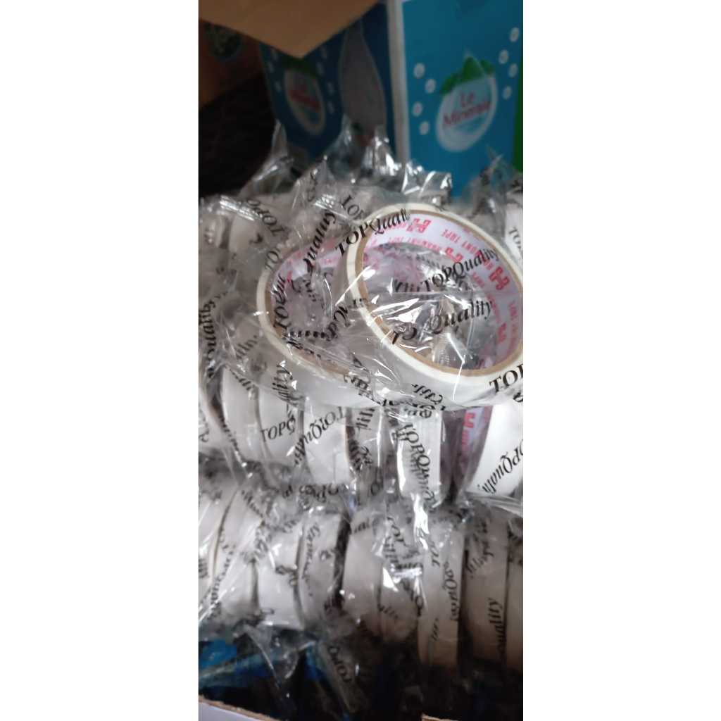 

Double tape 1 inch x 7 meter Isolasi bolak balik