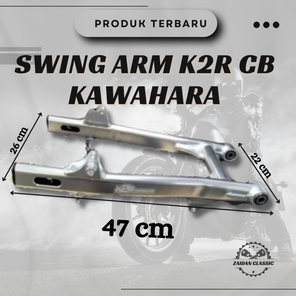 ARM SWING ARM CB K2R KAWAHARA ALUMUNIUM LENGAN AYUN MODEL KAZE