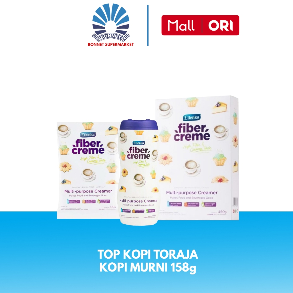 

Ellenka Fiber Creme 450g / 168g / 100g - krimer bubuk krimer pengganti santan
