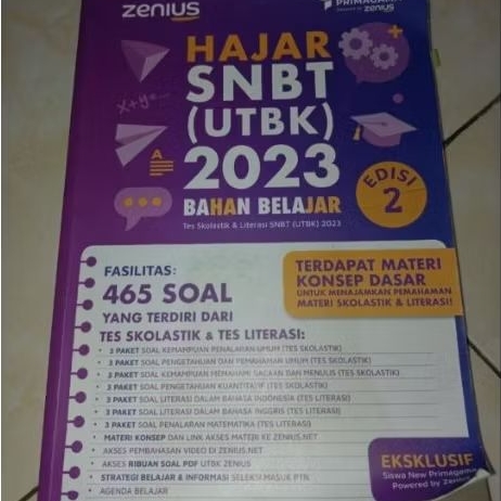 Preloved Buku UTBK ZENIUS 2023