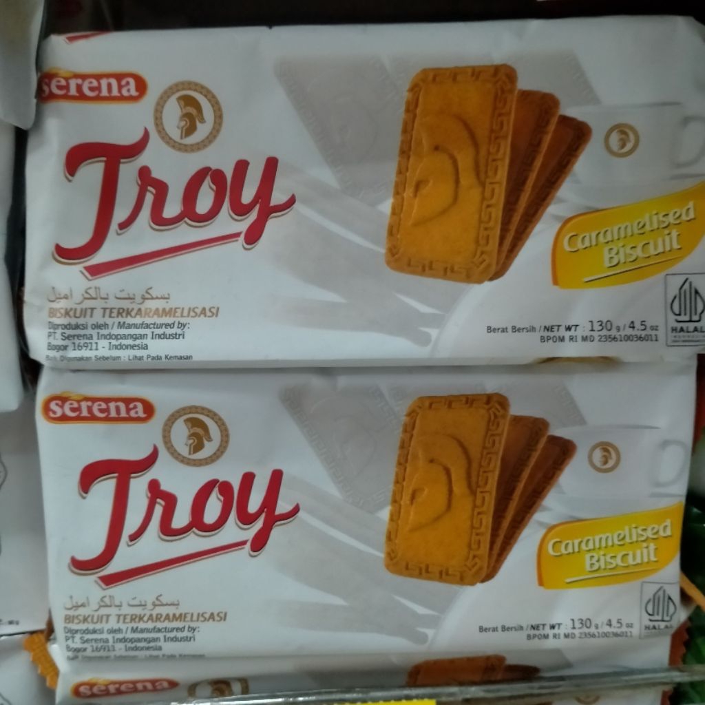 

Serena Troy Biscuit Caramelisasi 130Gr