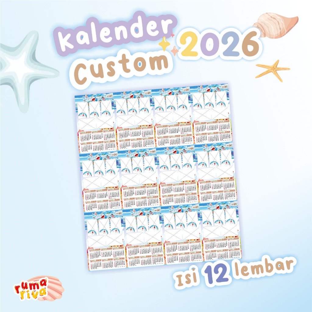 

ISI 12 LEMBAR ◽ KALENDER 2026 ◽ KALENDER DINDING ◽ KALENDER FOTO KELUARGA ◽ KALENDER MURAH