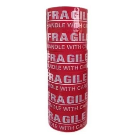 

Lakban Fragile Kagumi Roll 48mm X 100 Yard Assored Merah