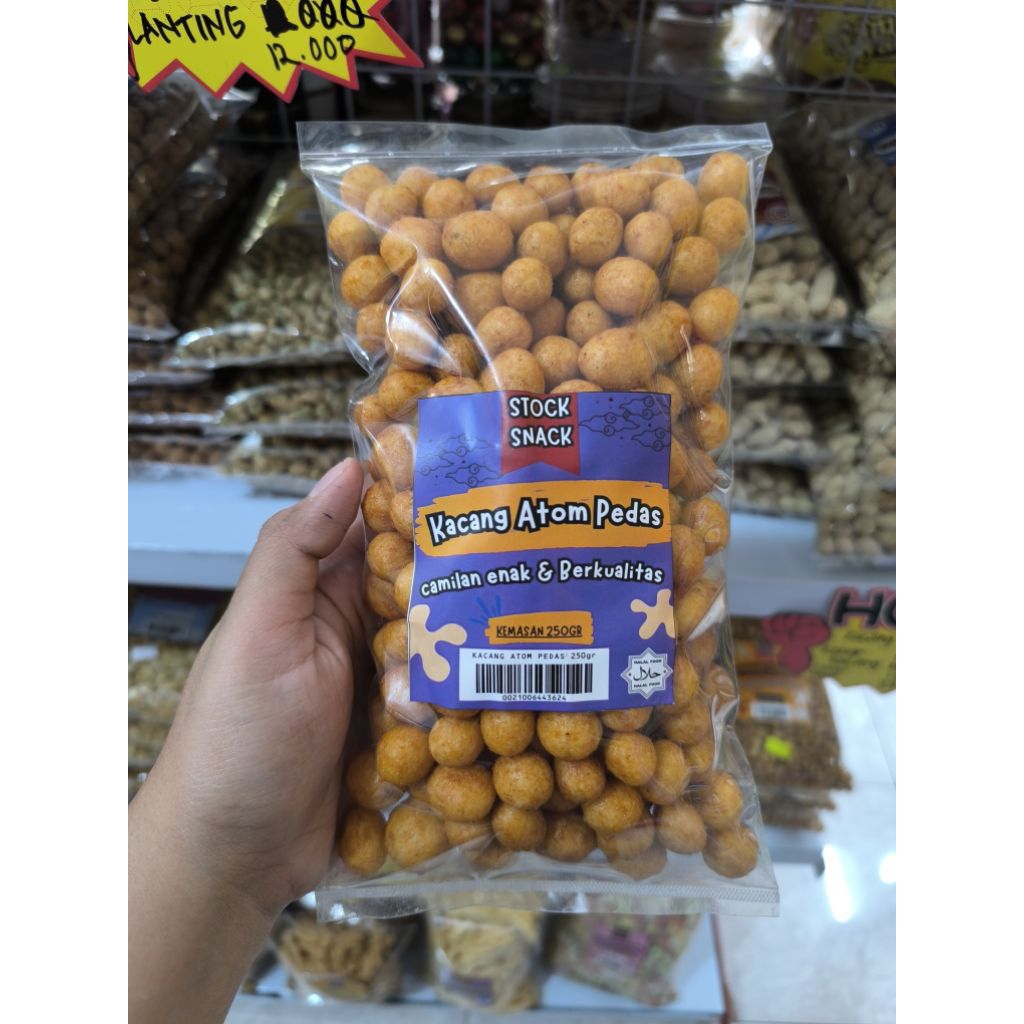 

Kacang atom pedas Bima 250gr
