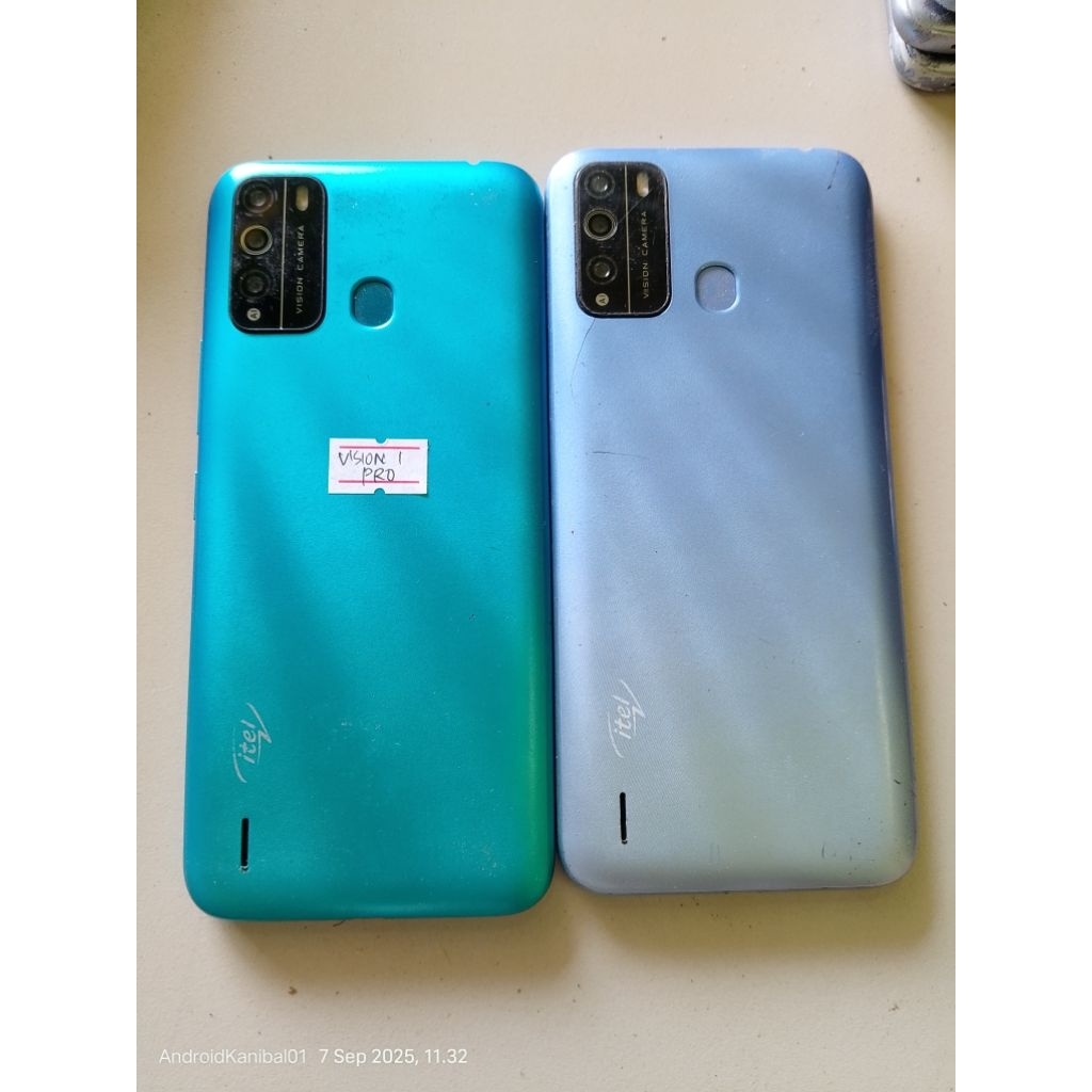 mesin itel vision 1 pro normal minus lcd