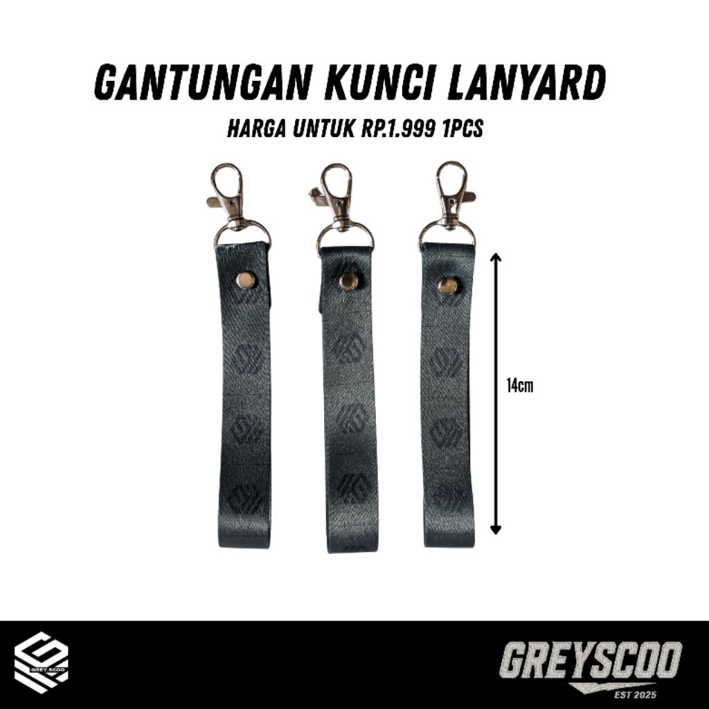 

Greyscoo - Gantungan kunci Lanyard