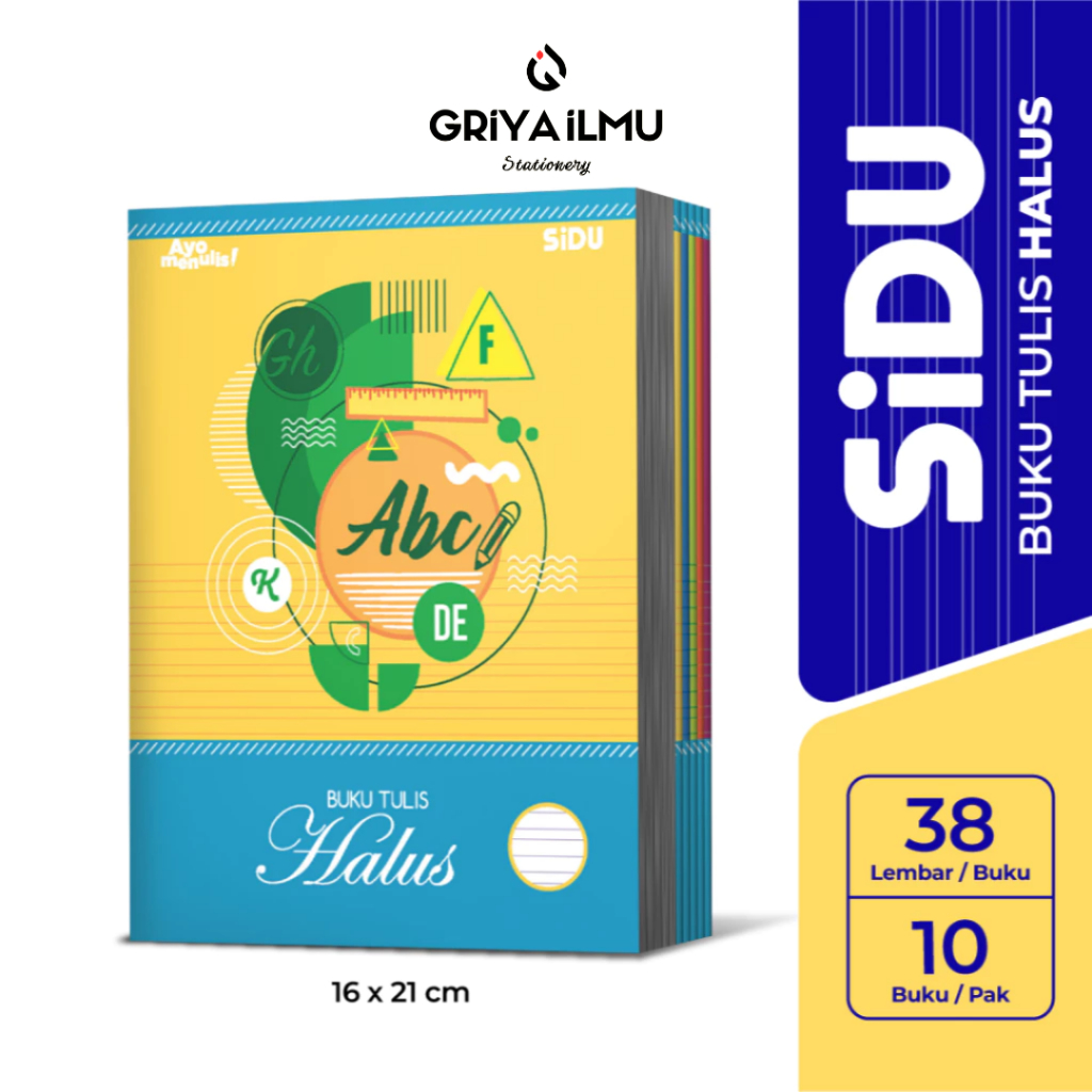 

SIDU | Buku Tulis Halus 38 Lembar (001026)