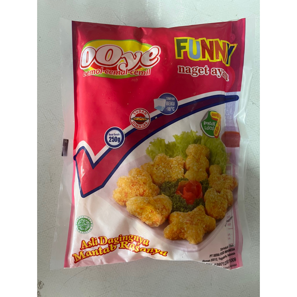 

Nugget Ayam Funny Ooyee 250gr