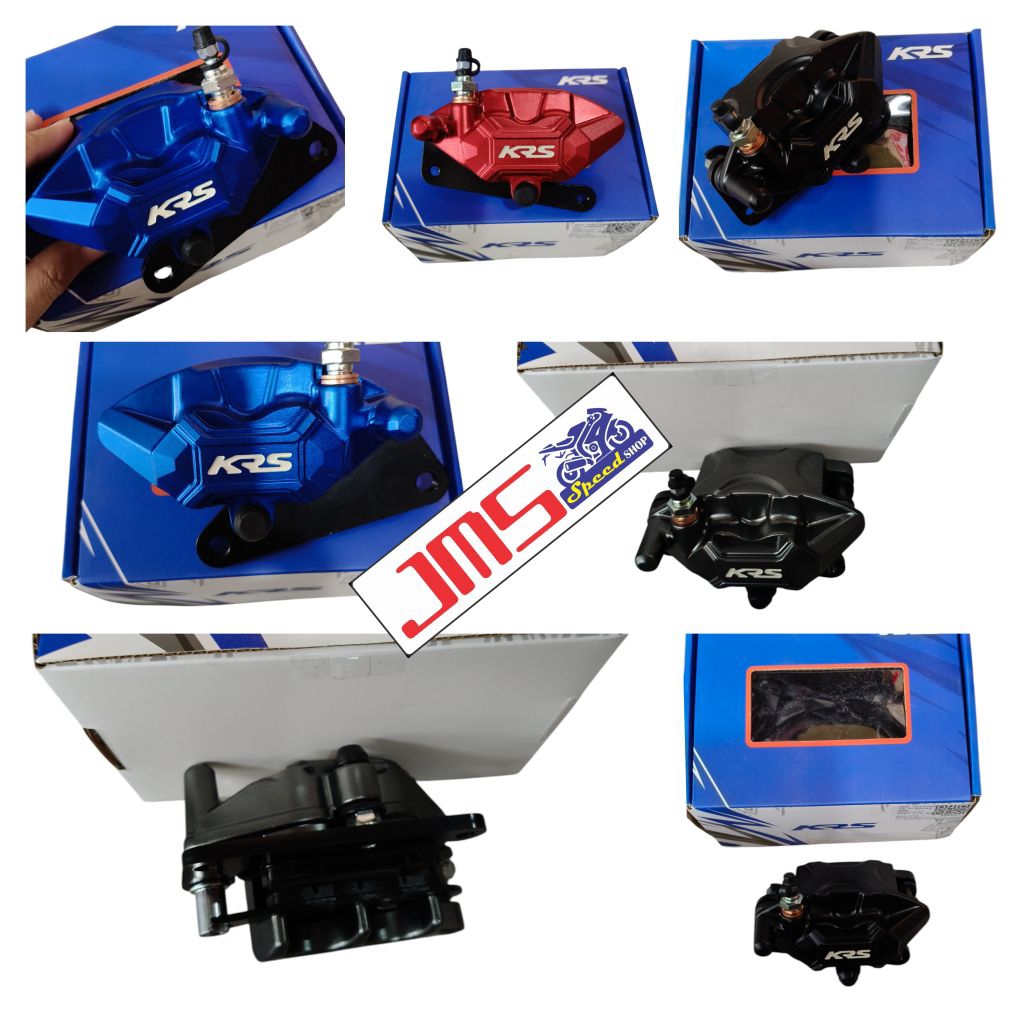 KRS BY KTC KYTACO KYTA KALIPER 2 PISTON PLUS BREKET UKURAN PIRINGAN STANDAR NMAX OLD NMAX NEW NMAX N