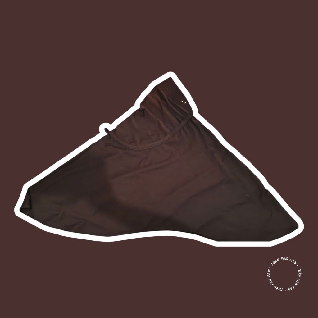 [PRELOVED] Krudung Bergo Coklat Pramuka