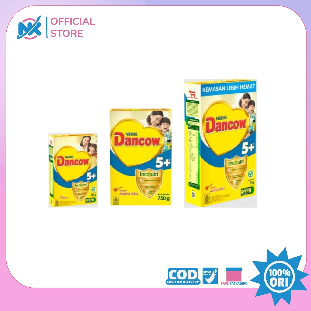

Dancow Imunutri 5+ (5-6 Tahun) 350 gr/750 gr/1 kg
