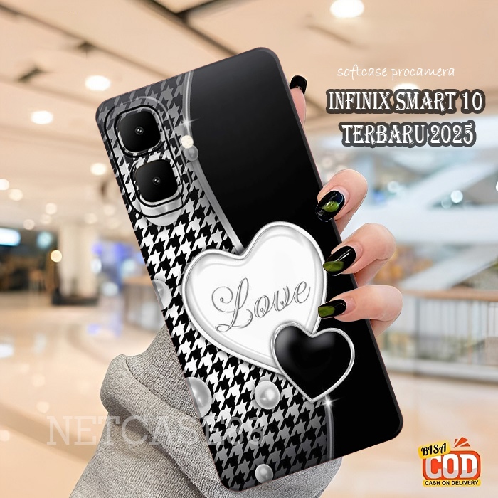Case Hp Infinix Smart 10 Terbaru 2025 - Cassing Procamera - Softcase Lentur - Fashion Case - Silikon