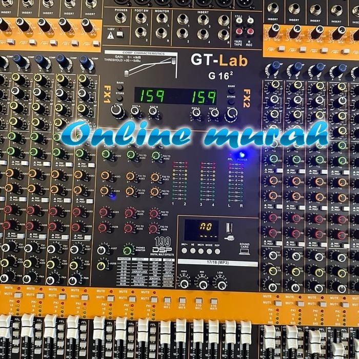 mixer rdw gt lab 16 gen 2 / gtlab 16 gen2 / gt lab 16 gen2 16 channel rdw dobel effek original garan