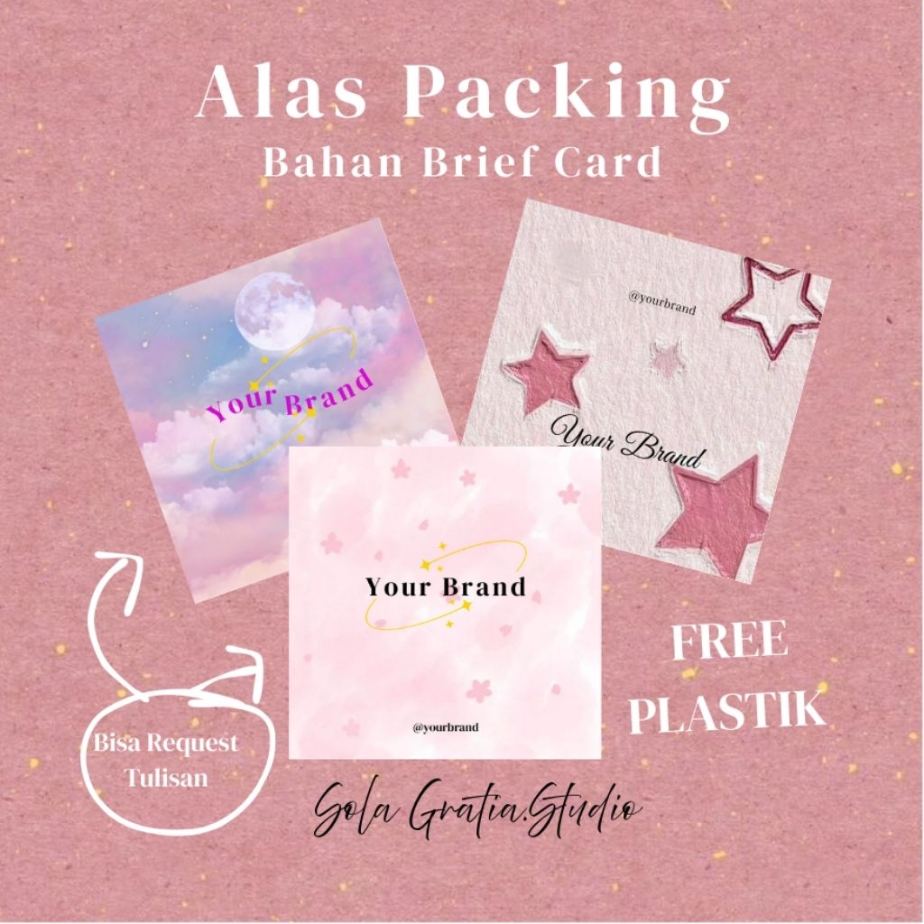 

ALAS KERTAS PACKING l ALAS PACKING l ALAS KERTAS MINI GIFT l ALAS KADO l FREE PLASTIK l BRIEF CARD l MURAH l CANTIK