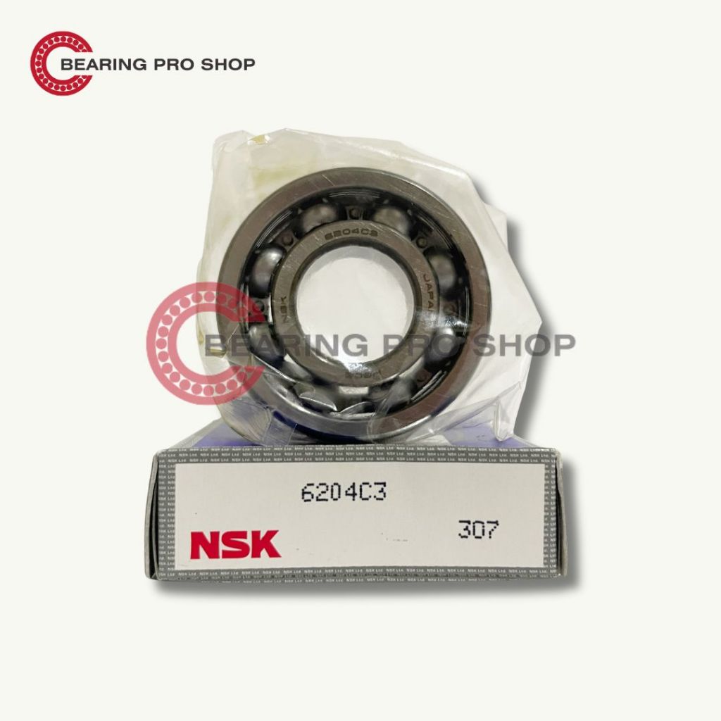 Ball Bearing 6204 C3 Bearing Gearbox Transmisi As pulley Honda Yamaha 6204 C3 NSK Japan 20 x 47 x 14