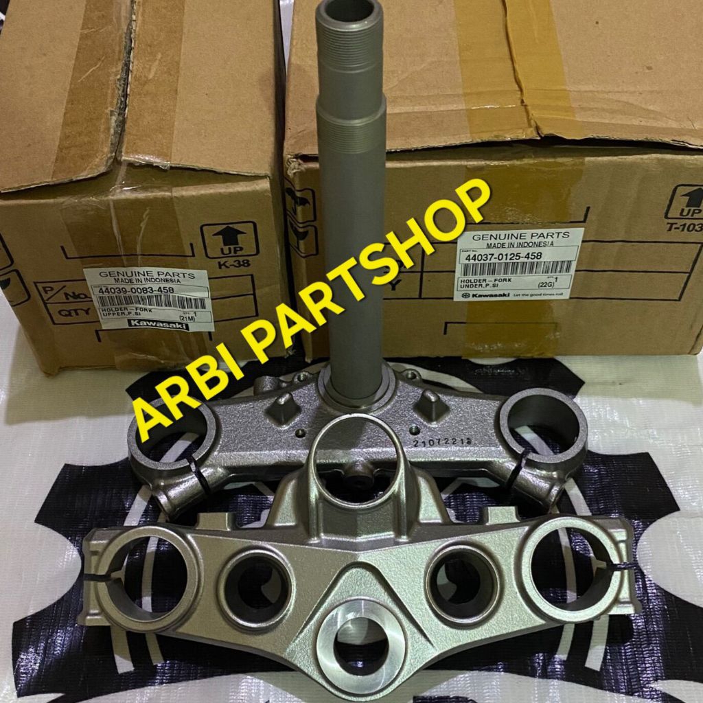 Segitiga Atas Bawah Shock Depan Teleskopik KLX 150 S L Original