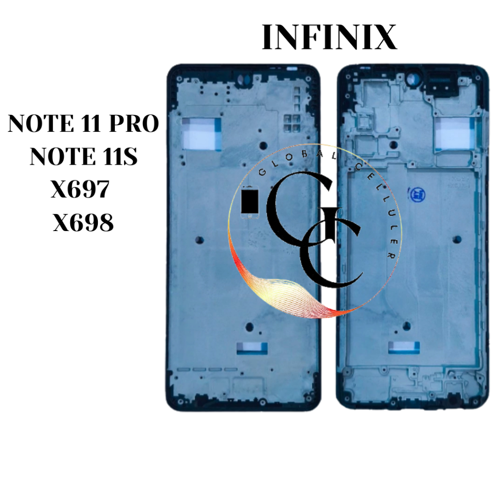 Frame Lcd Infinix Note 11 Pro X697 Note 11S X698 Original (Tulang Tengah Dudukan Lcd)