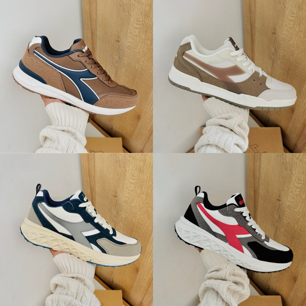 Sale Sepatu Diadora Men Grey Abu Putih Original