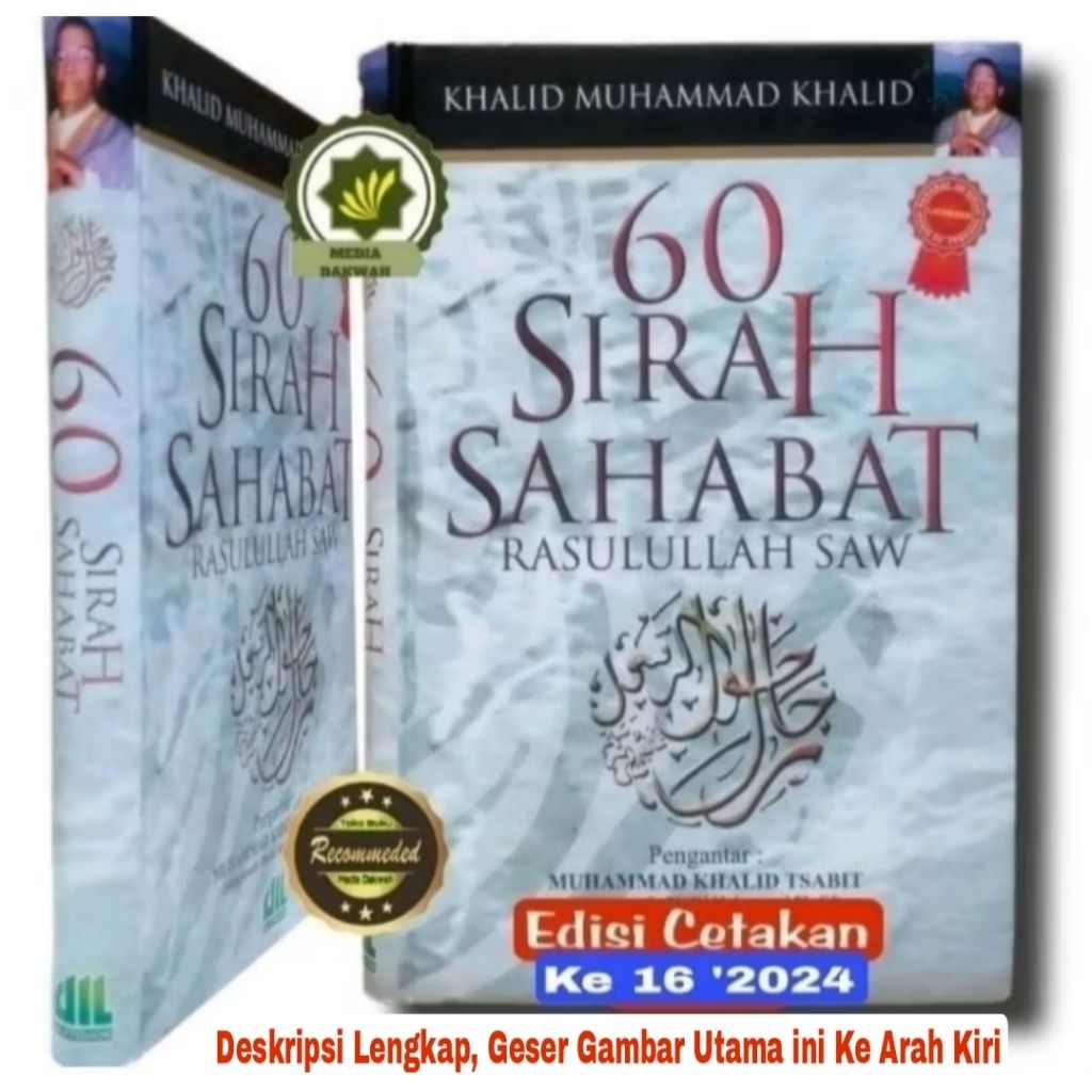 Buku Seri Sejarah 60 SIRAH SAHABAT RASULULLAH Enam Puluh Siroh Teladan Sejarah Sahabat Nabi SAW Mene