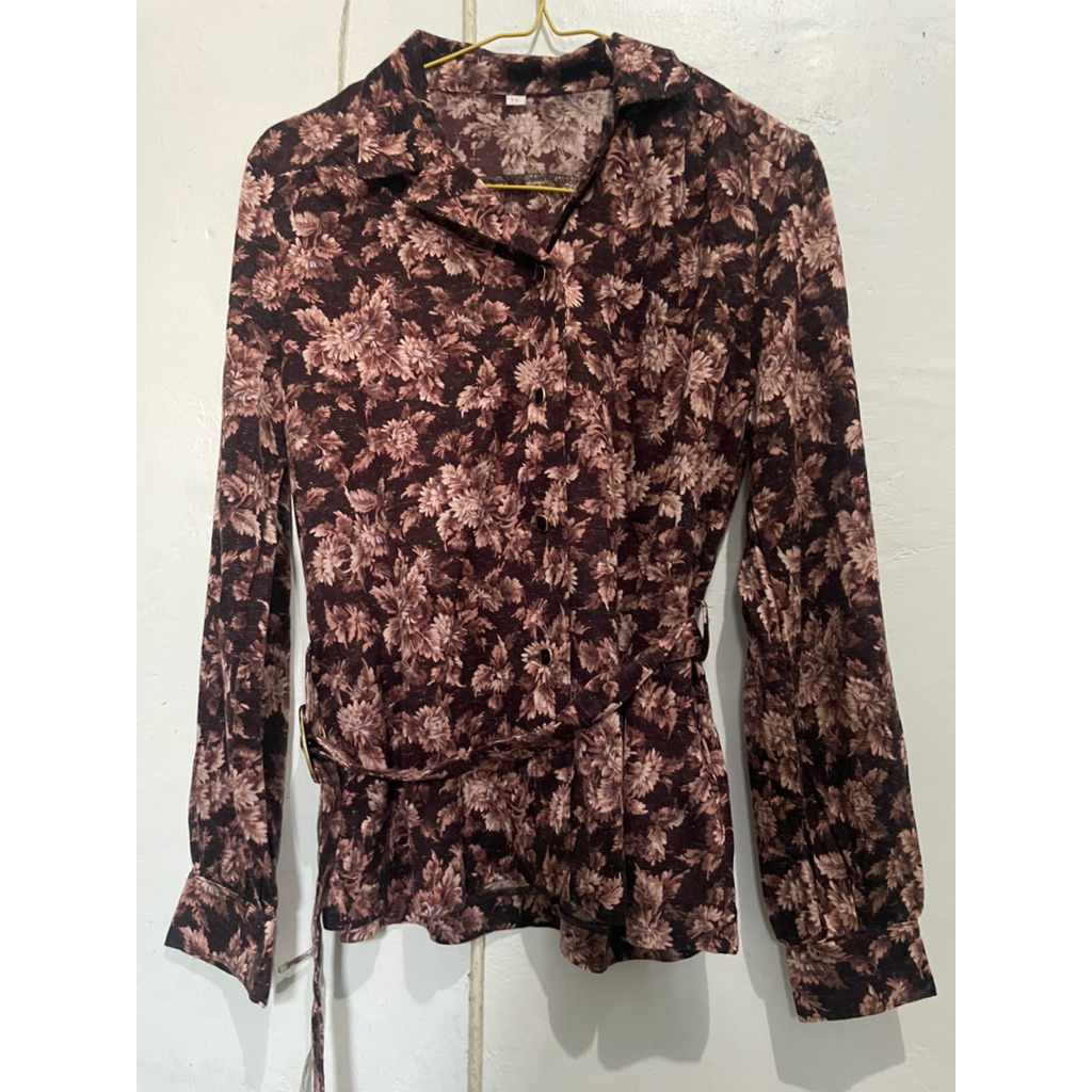 Preloved blouse coklat