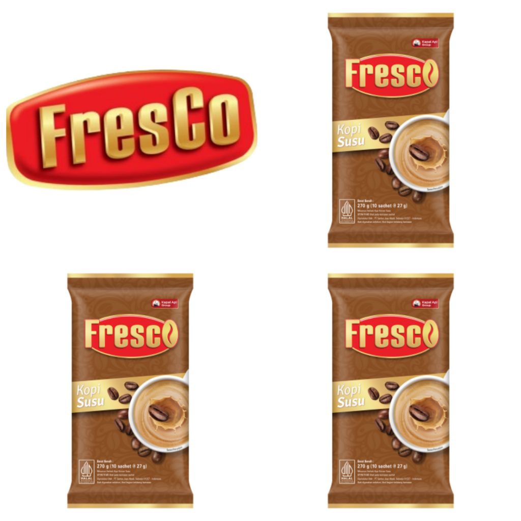 

FresCo Kopi Instan Krim Susu 10 x 27 Gr