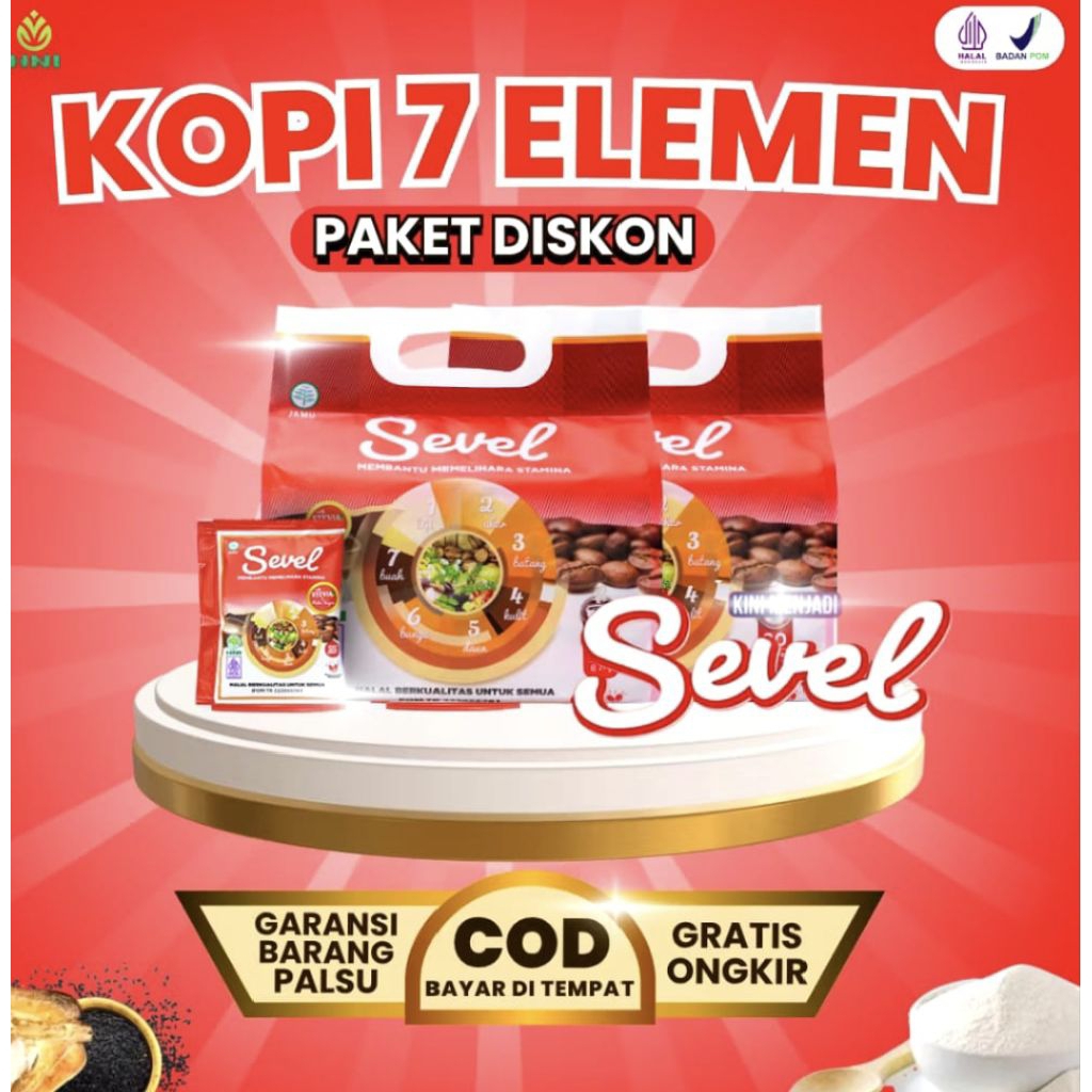 

KOPI 7 ELEMEN PAKET DISKON