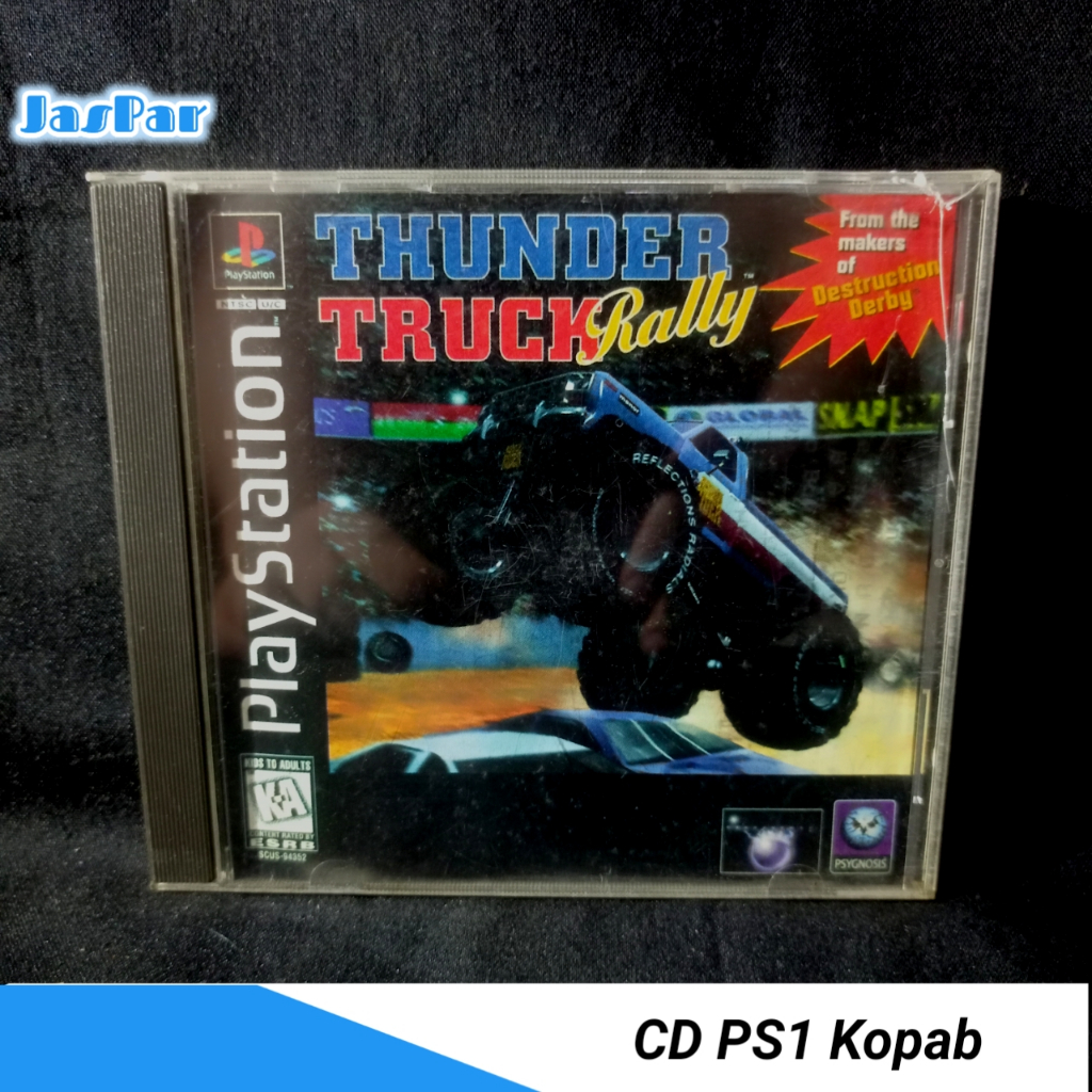 Kaset PS1 Kopab THUNDER TRUCK Rally CD Playstation Game Original Pabrik | Second