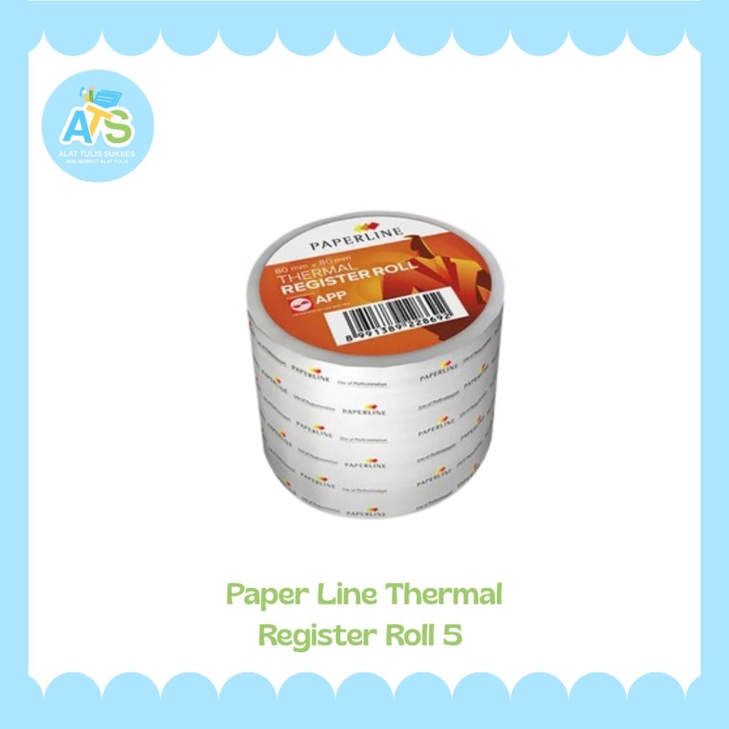 

paper line thermal register roll 5