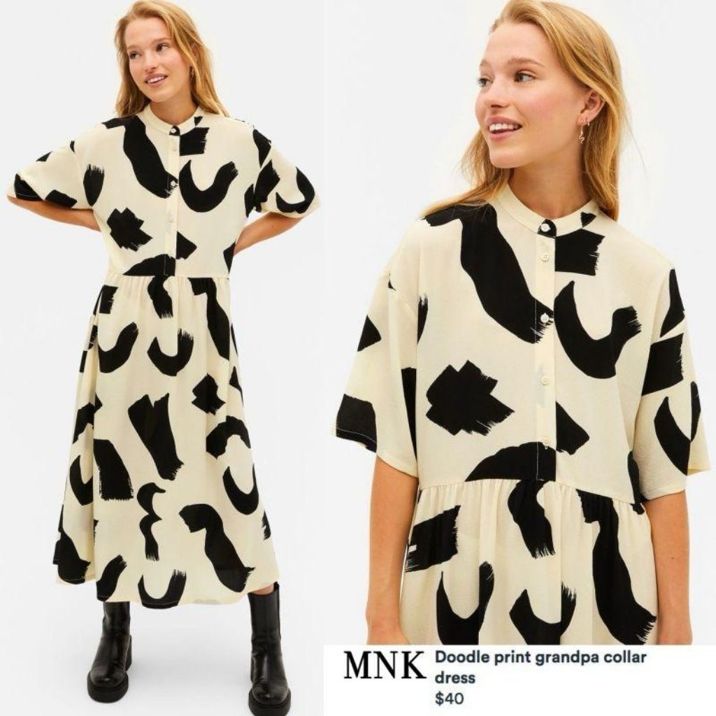 Monki Collar Dress