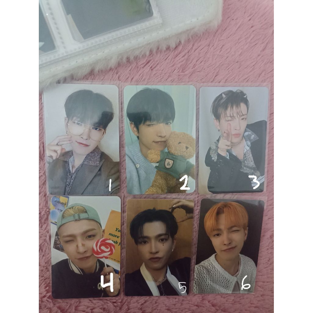 (READ DESKRIPSI) PHOTOCARD OFFICIAL ATEEZ HONGJOONG HALAZIA NACIFIC MAKESTAR GOLDEN HOUR