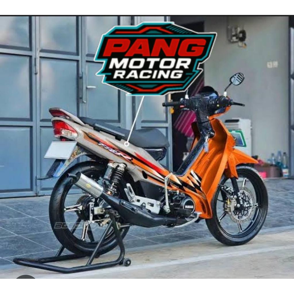 Body Set Fiz R MILENIUM GOLD CUSTOM WARNA STRIPING TANAM TIMPA CLEAR  Fulset Body Halus Fiz R Mileni