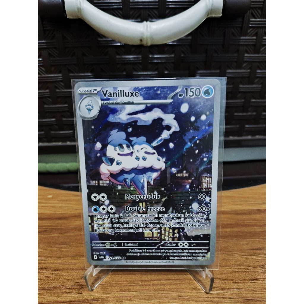 Kartu Pokemon Vanilluxe Ar dan Servine Ar pesanan Bro David