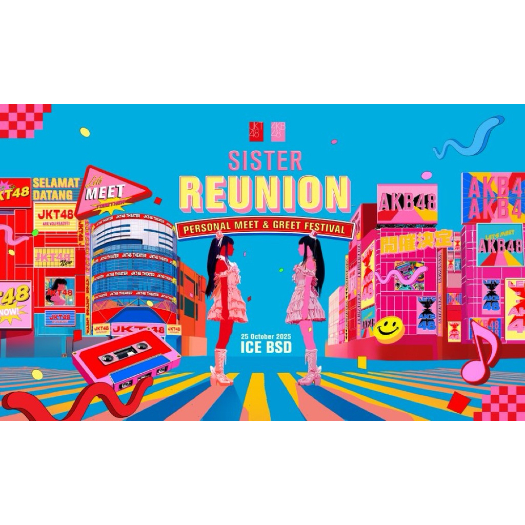 Photocard PC Official "SISTER REUNION” JKT48 & AKB48 Lily Cynthia
