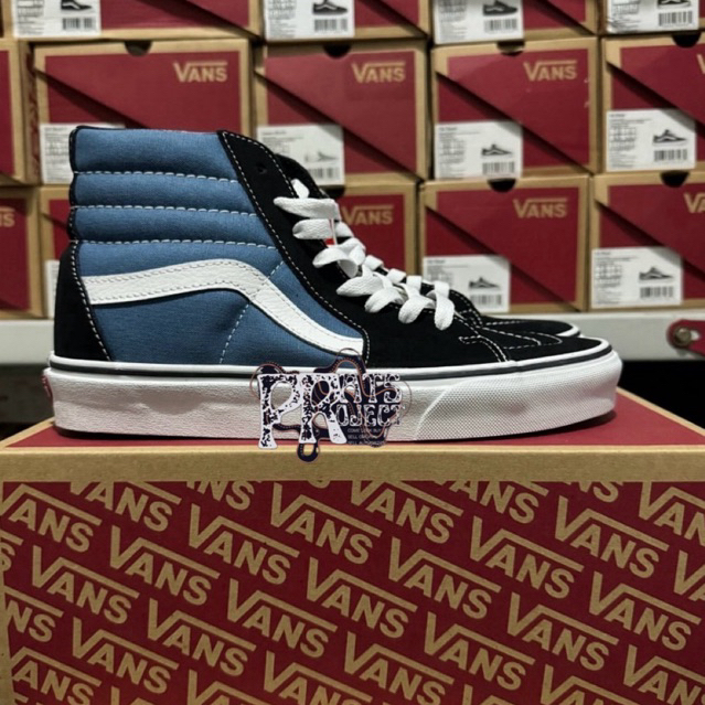 Vans Sk8 Hi Classic Navy Original Resmi Store
