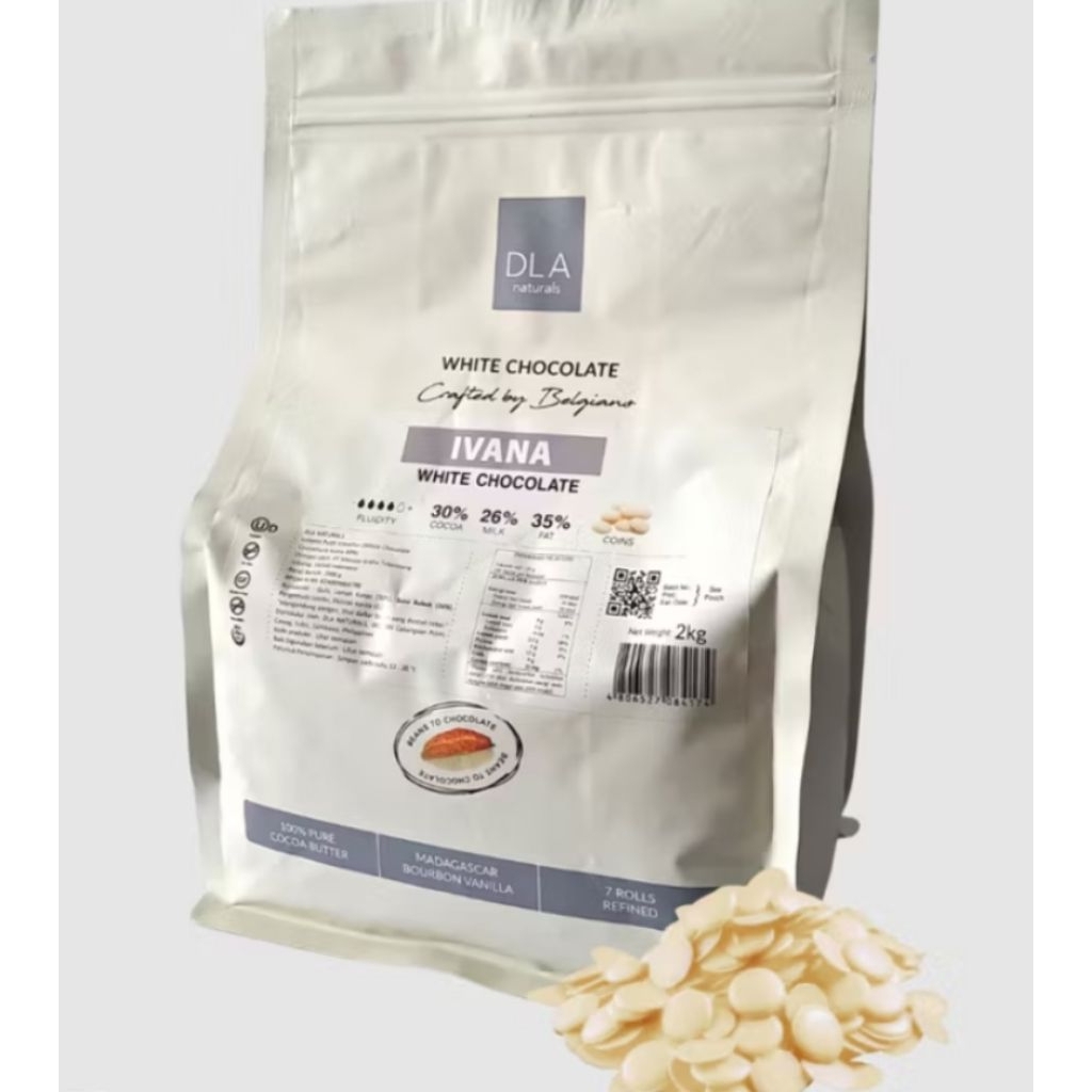 

Dla Naturals Ivana White Chocolate Couveture 2 kg