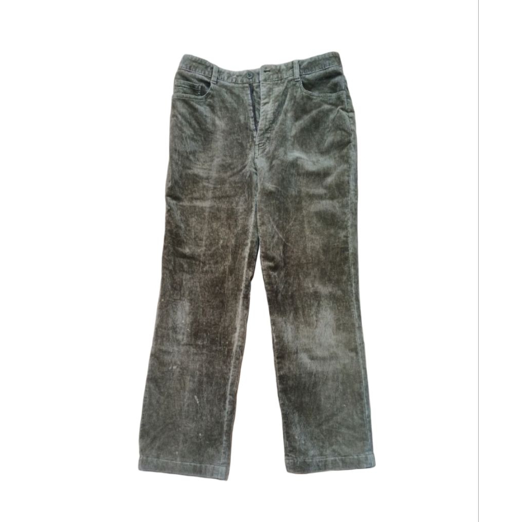 Celana Panjang Loose Baggy Pants Skena Bang Bang Jeans Corduroy Pria Wanita Second