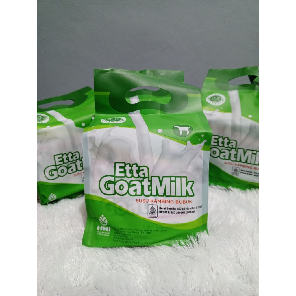 

Etta Goat Milk Susu Kambing HPAI untuk penambah berat badan