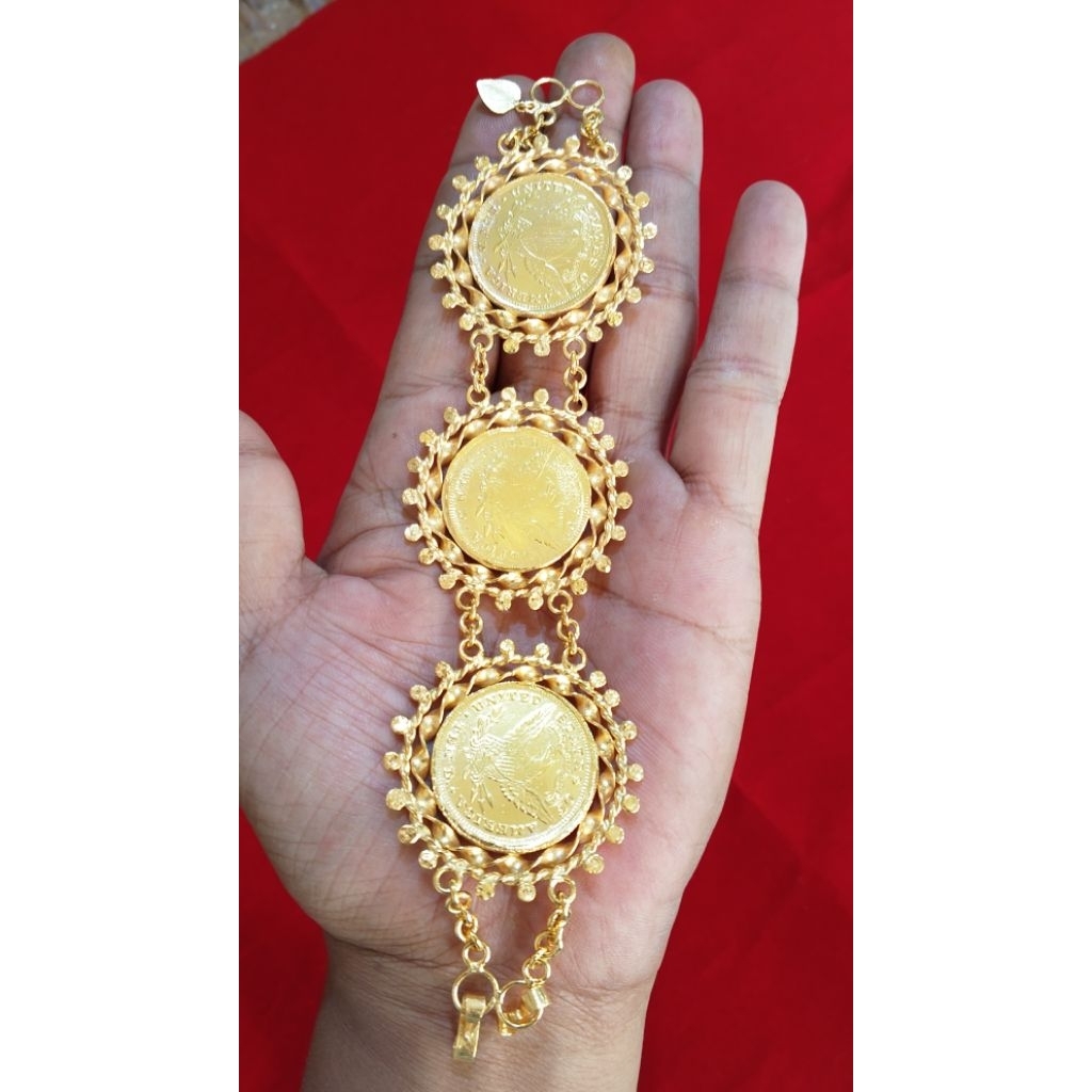 Gelang wanita rupiah matahari  by Asiyahaccessories
