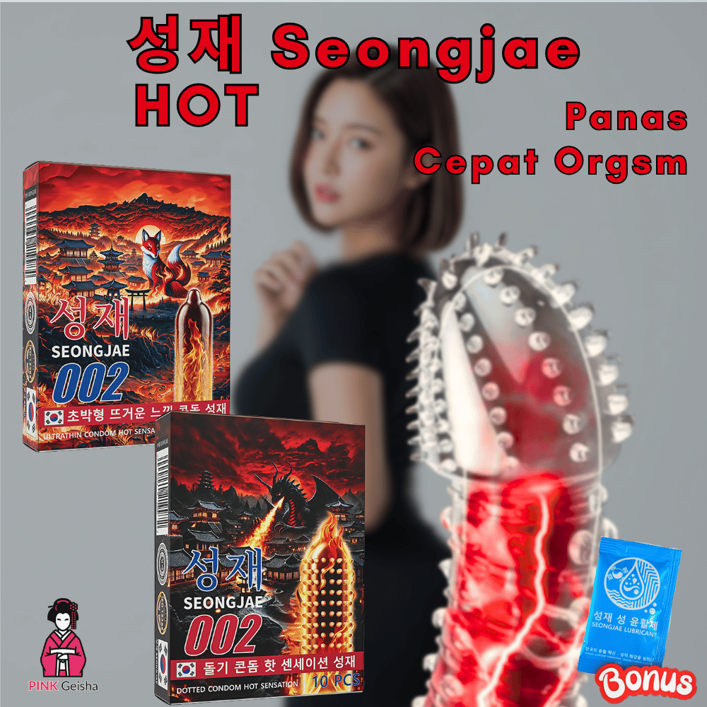 Kondom Tipis CLIMAX Panas Cepat Basah Kondom Seongjae HOT Bergerigi