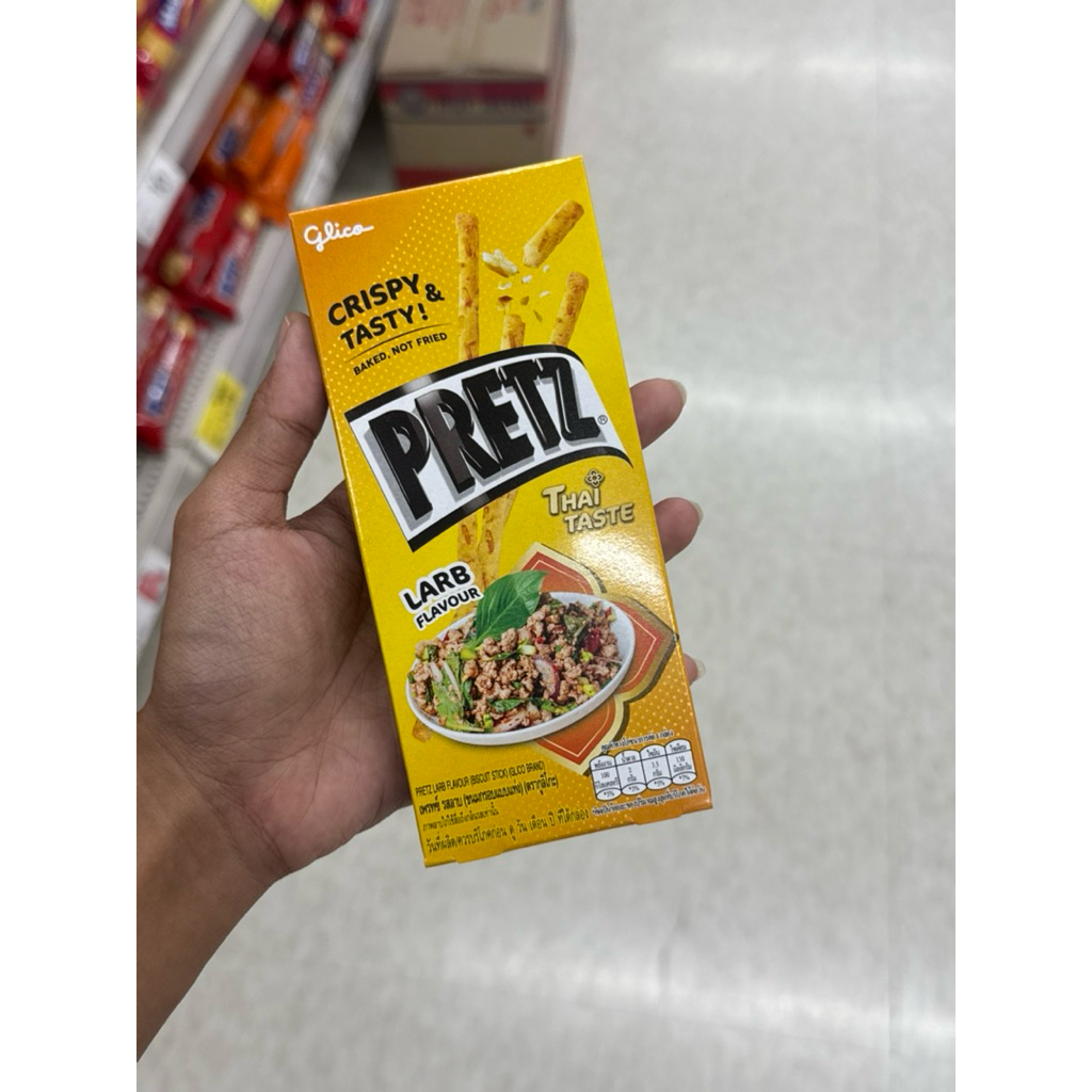 

glico pretz snack thailand thai taste rasa khas thailand larb tomyum jagung original tom yum kung
