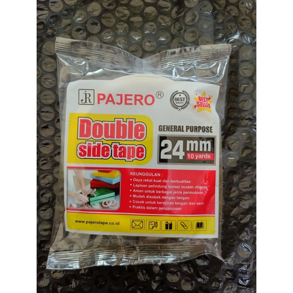 

double tape selotip 2 sisi 12mm dan 24mm