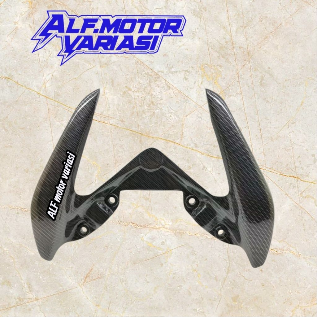 Behel NMAX Old Carbon WTP Begel NMAX OLD Tanduk 155 Model Carbon WTP