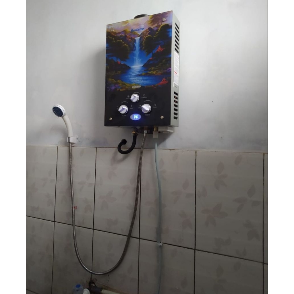 Water Heater Gas Bellano Zero Water Preassure