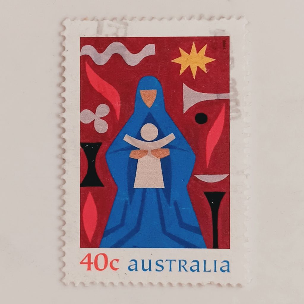 

(AD) Perangko Australia 1999 Christmas 1999 - Madonna and Child 40 cent Used