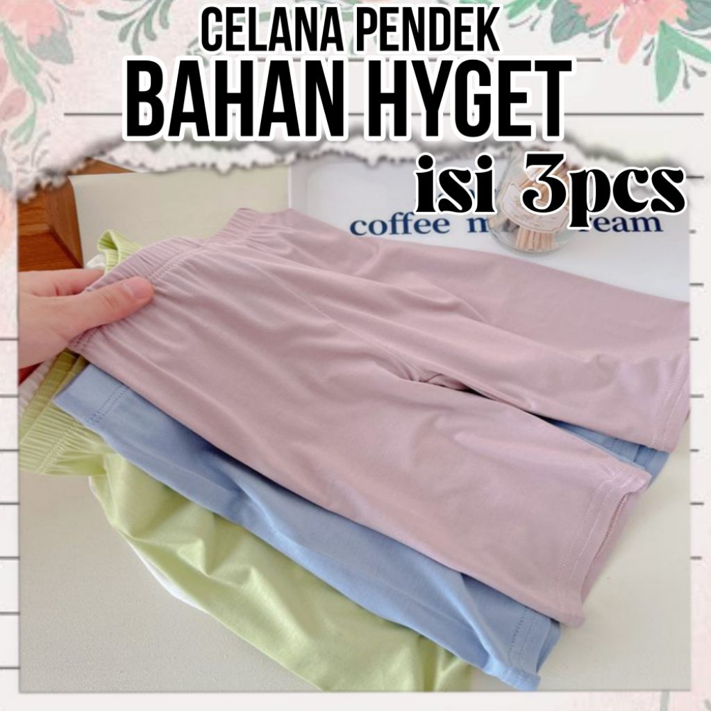 Daleman celana pendek hyget wanita